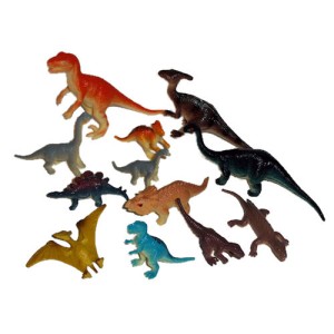 RTD-1459 : Assorted Plastic Dinosaur Figures at Dinosaur Party Favors
