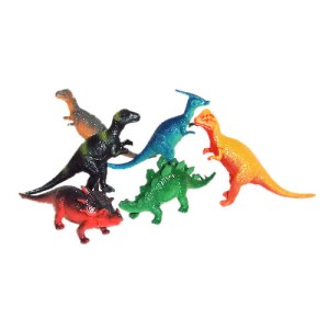 RTD-1492 : Assorted Small 2 inch Plastic Dinosaurs at Dinosaur Party Favors