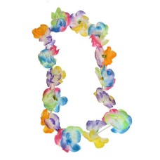 Double Petal Flower Leis for Luau Beach Party Costume Accessory