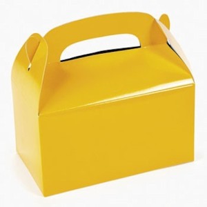 RTD-2135 : Yellow Treat Boxes for Party Favors at RTD Gifts