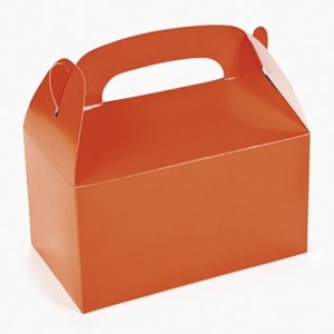 RTD-2136 : Orange Treat Boxes for Party Favors at RTD Gifts