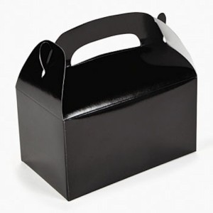 RTD-2140 : Black Treat Boxes for Party Favors at RTD Gifts