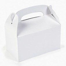 White Treat Boxes for Party Favors
