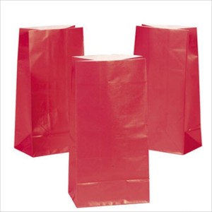 RTD-2314 : Red Paper Treat Bags at RTD Gifts