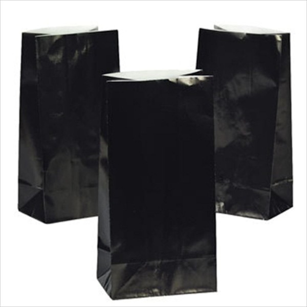 Black Paper Treat Bags Black Paper Treat Bags