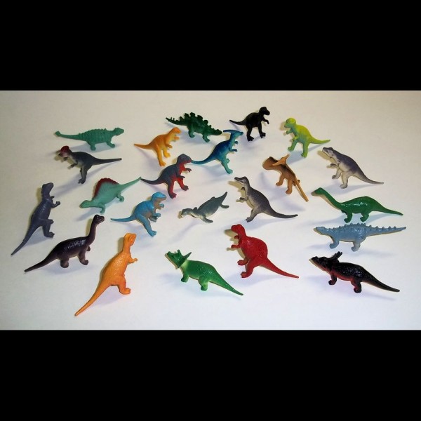 24 Pack Mini Plastic Dinosaurs Toys Kids Party Favors Goody Bag Fillers Mix 24 Pack Mini Plastic Dinosaurs Toys Kids Party Favors Goody Bag Fillers Mix