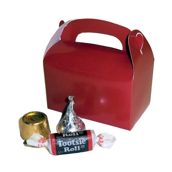 Mini Red Treat Box for Party Favors Mini Red Treat Box for Party Favors