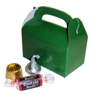 RTD-2625 : Mini Green Treat Box for Party Favors at RTD Gifts
